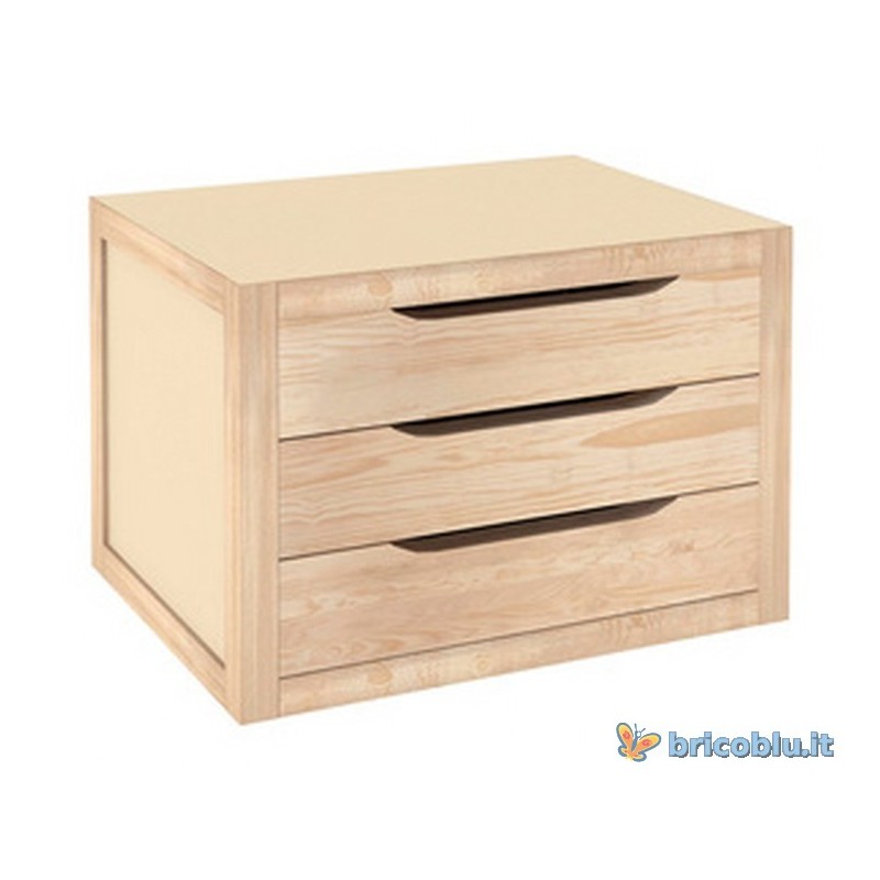 CASSETTIERA LEGNO 3C. - Brico Blu CASSETTIERA LEGNO 3C. - Brico Blu